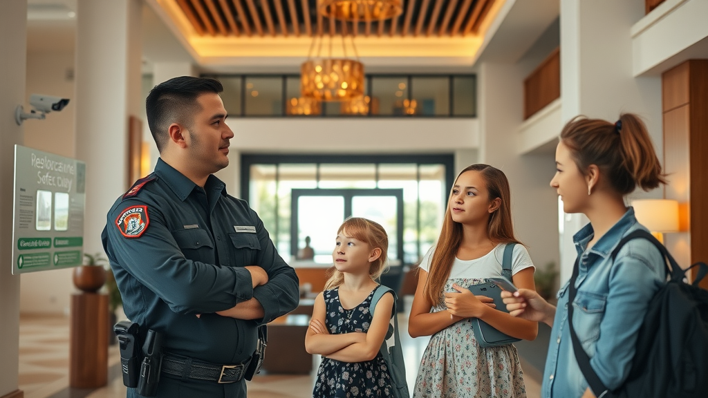 Cabo San Lucas safe resort family with security and welcoming guards