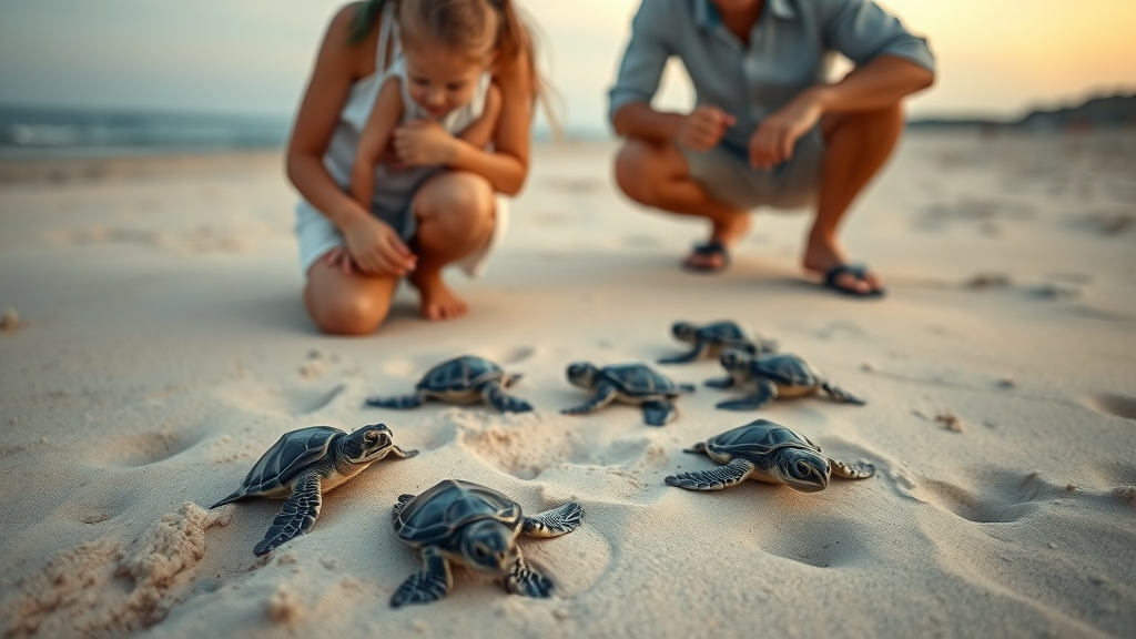 Child releasing sea turtle in Baja California, family-friendly activities in cabo