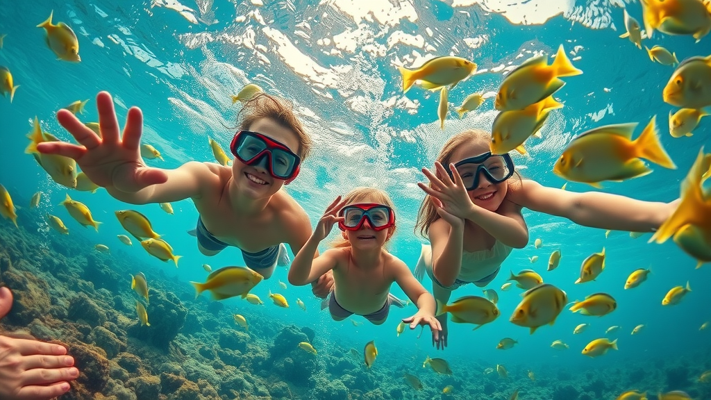 family snorkeling adventure cabo san lucas sea of cortez children wildlife safe eco-tours