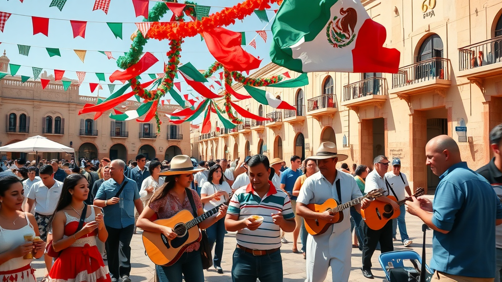 cabo travel faqs 2025 - Mexican Independence Day festivities with traditional music and food in Cabo plaza