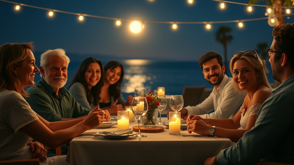 Intimate night-time dining under the stars at secret cabo restaurants