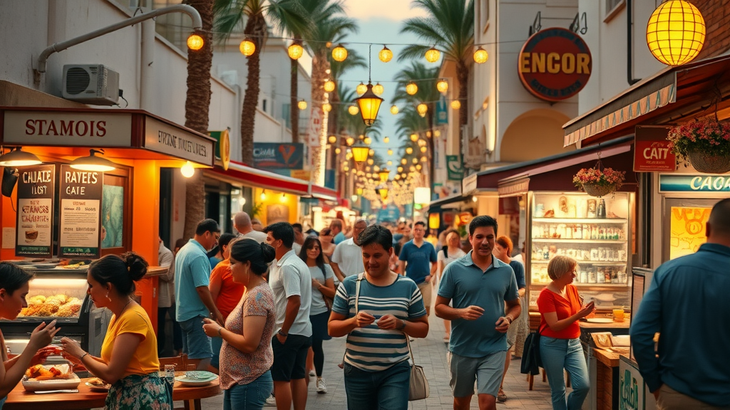 Best dining experiences Cabo vibrant bustling street food with locals and tourists