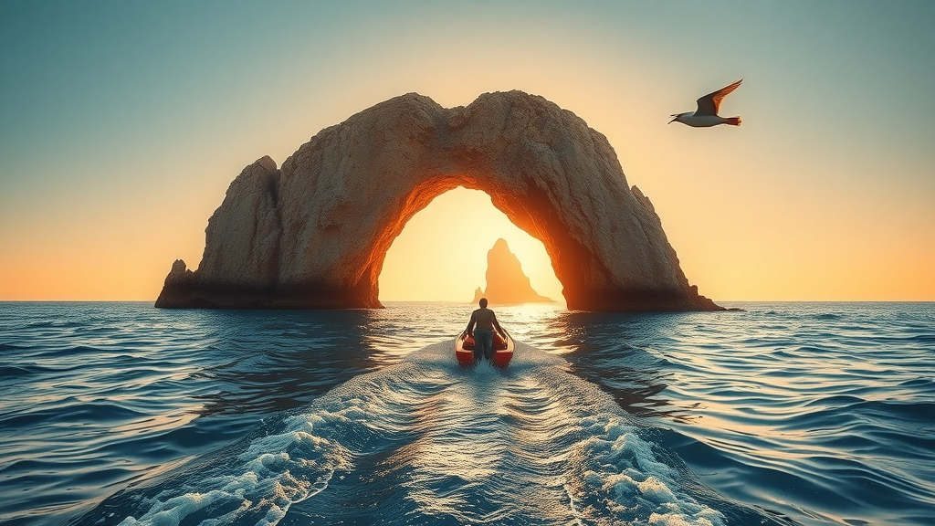 El Arco rock formation at sunset, one of the best free activities Cabo offers