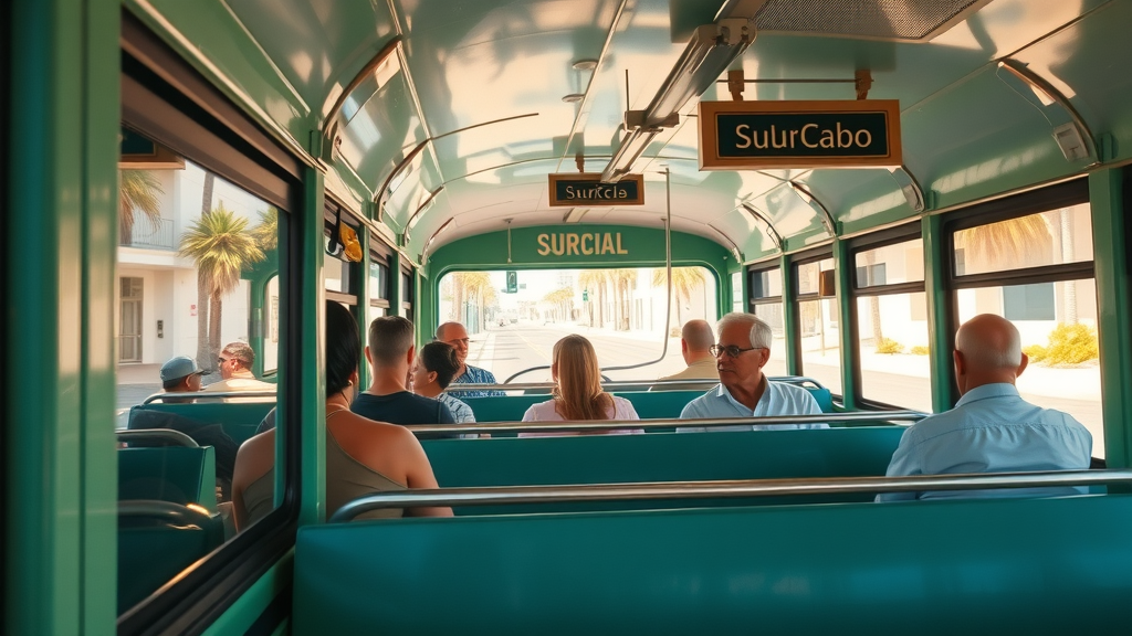 SuburCabo public bus, affordable transport for free activities Cabo experiences