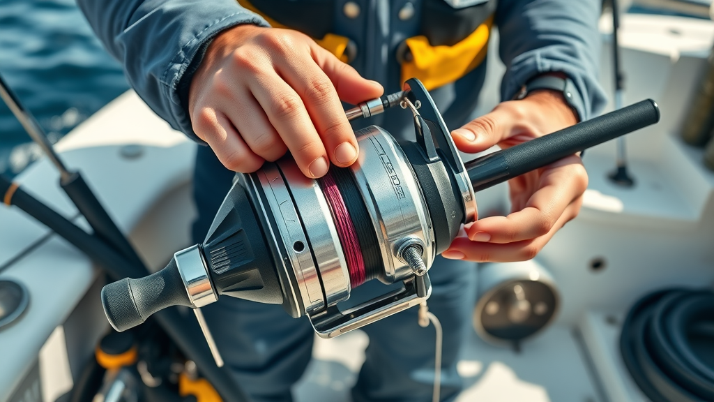 Yellowfin tuna fishing gear: Angler