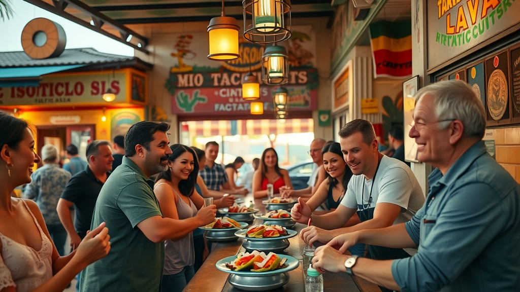 Friendly local taquería in Cabo offering affordable dining option important for Cebu travel budget planning